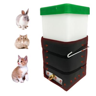 Small Animal Heated Water Bottle No Drip Automatic Thermostatic Water Dispenser Small Pet Water Fountain for Rabbit Hamster Guinea
