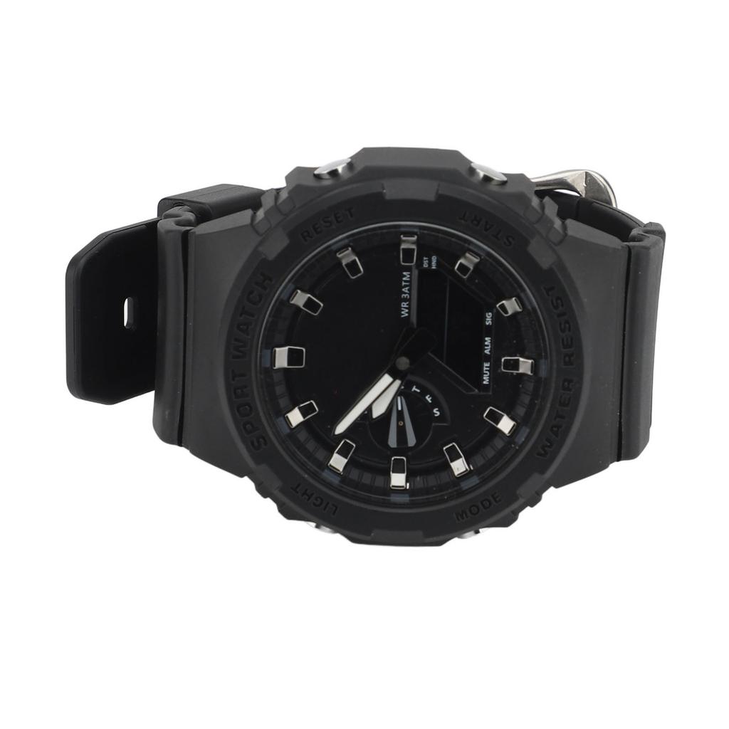 Multifunctional Analog Digital Dual Display LED Watch Multifunctional Water Proof Sports Watch with