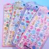 4pcs 3D Summer Sea Shells Embossed Gemstone Stickers Cute Scrapbooking Material for Aesthetic Crafts Water Bottles & Phones