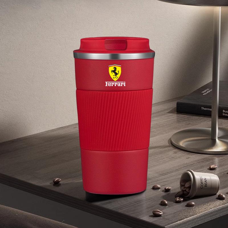 Emblemă Mașină F1 Ferrari Cană Termos din Oțel Inoxidabil Cană Apă Cafea Pentru Ferrari Roma 488 Portofino F8 Roma Spider SF90 Superfast