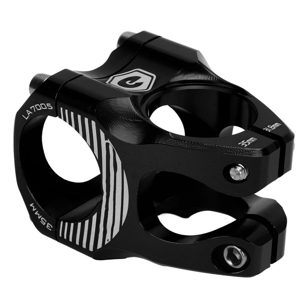 

31.8mm Bike Short Stem Lightweight Bike Handlebar Stem Bike Stem for BMX,Road and Mountain Bikes чорний