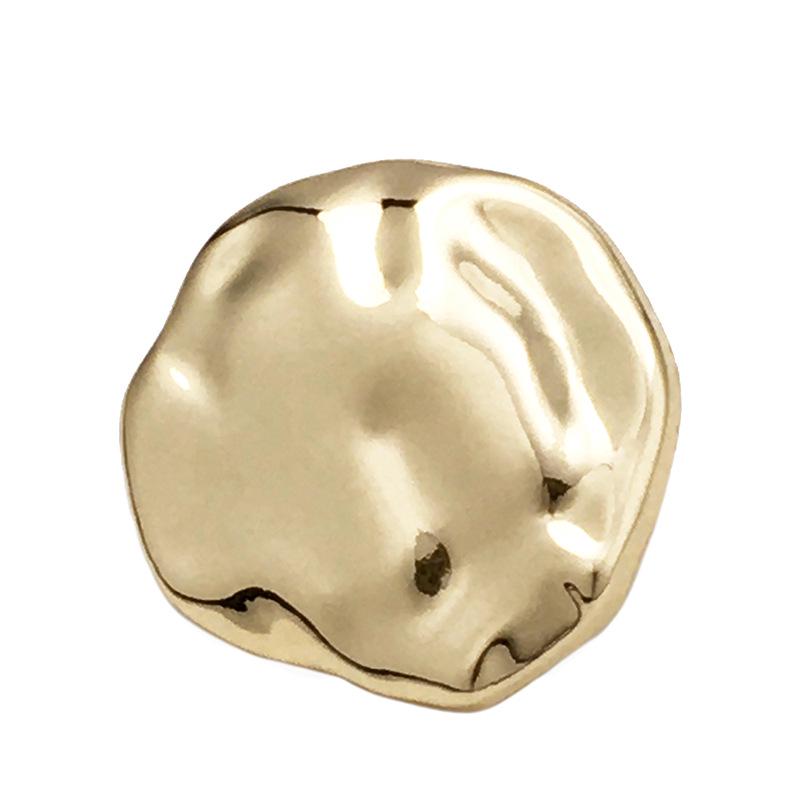 Wszechstronne Złote Wklęsło-Wypukłe Guziki do Płaszczy dla Męskich i Damskich Kurtek i Koszul