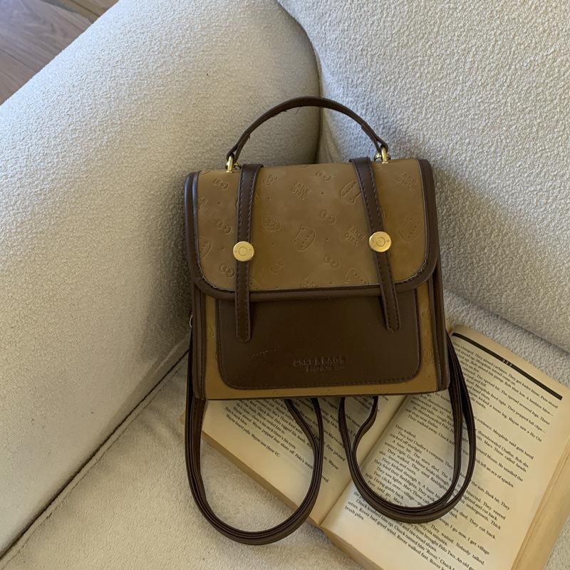 

Winter niche bag fashion backpack women s handbag retro travel backpack