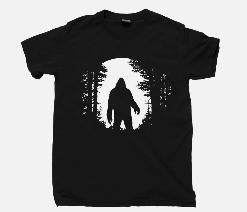 Bigfoot T Shirt Jackalope Mothman Loch Ness Monster Nessie Cryptid Hunter Tee