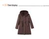 Mom's 2025 Mid-Length Reversible Winter Coat with Plus Velvet for Middle-Aged and Elderly Women