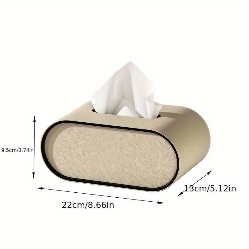 1pcs/set Leather Tissue Box Holder for Living Room Bedroom Desktop Napkin Dispenser Storage Organizer Home Decor