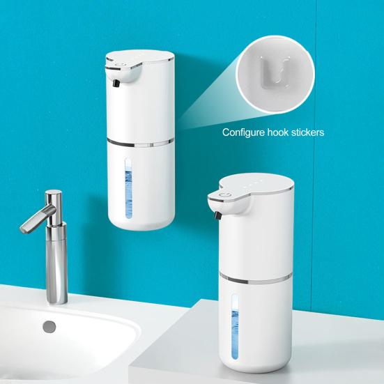 Automatischer Induktionsseifenspender, wiederaufladbar über USB, 350 ml Fassungsvermögen, berührungsloser elektrischer Seifenspender