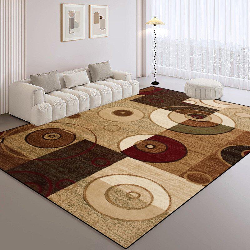 Classic Light Luxury Carpets Large Living Room Sofa Area Rugs Non-slip Washable Bedroom Rug Coffee Table Mat