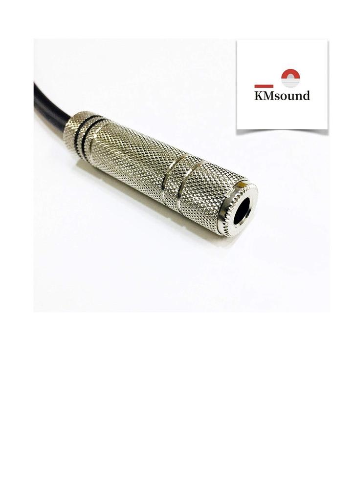 KMsound MOGAMI 2524 30cm Wireless Conversion Extension Patch Cable, L-S Male to Female, Made in Japan