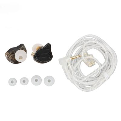 KZ ZS10 PRO X Wired Monitor Earbuds 1DD 4BA Hybrid Driver HiFi Detachable Silver Plated 0.75mm 2Pin