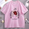 Funny Heart Printed T Shirt Casual Cotton Short Sleeve Round Neck Tshirt Summer Graphic Tees Unisex Clothing Streetwear Tees