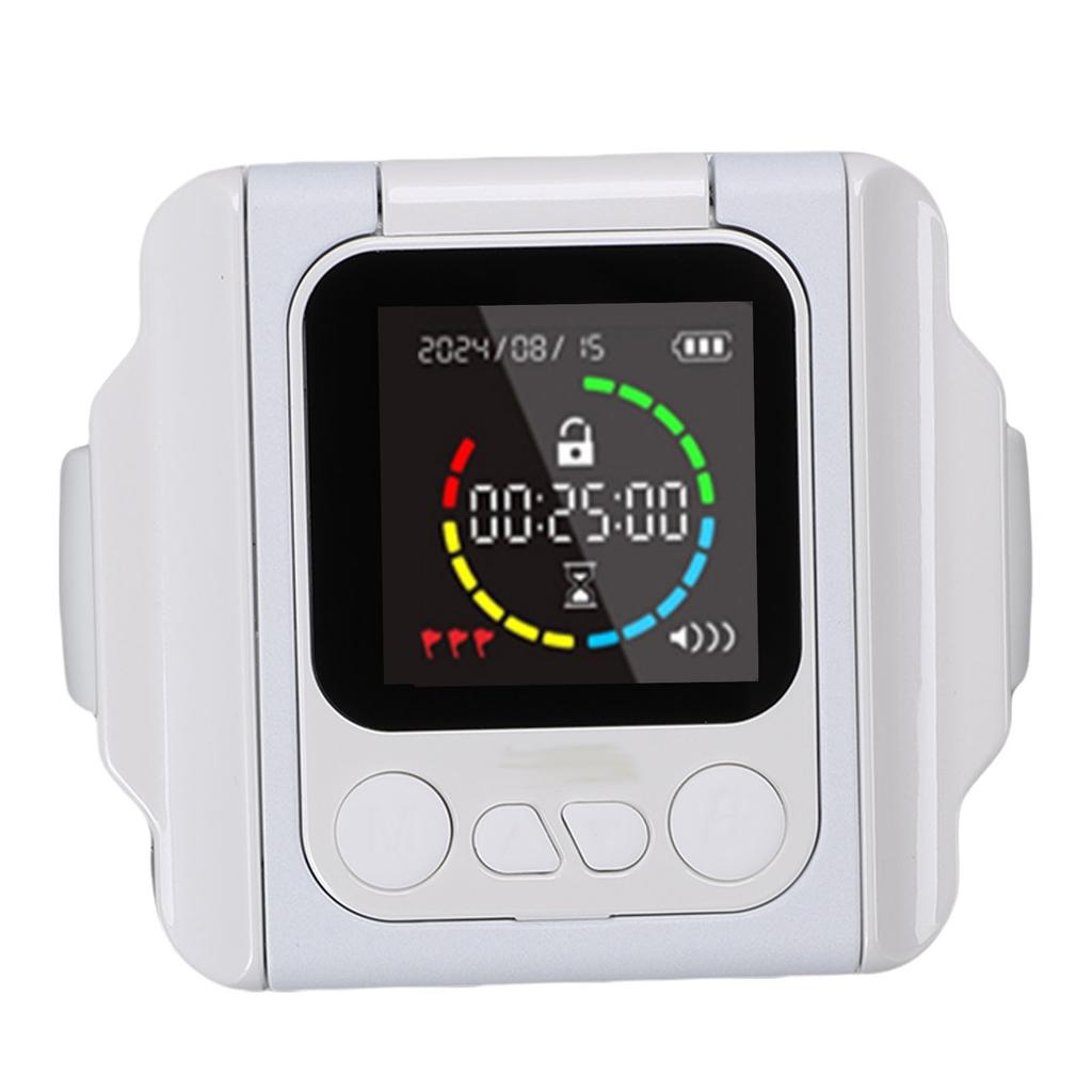 Mobile Phone Lock Portable Self Control Timer Cell Phone Locker for Working and Studying White
