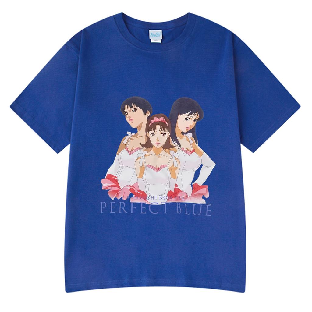 Anime Perfect Blue A Satoshi Kon Film Mima Kirigoe T-Shirt Men's Women Clothing Fashion Hip Hop Short Sleeve T Shirt Summer Tees