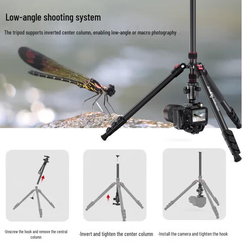 Smog Portable Camera Tripod Set for DSLR, Mirrorless & Phones