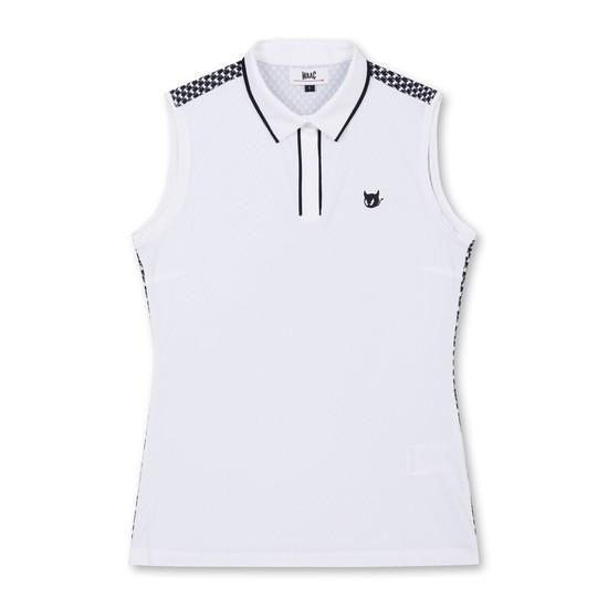 WAAC Pattern Point Sleeveless Top_Wwtcm25210Whx