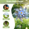 Outdoor Reflective Pinwheel Bird Deterrent Wind Spinner for Garden Balcony Farmland Yard Decoration Child Toy 1 Piece