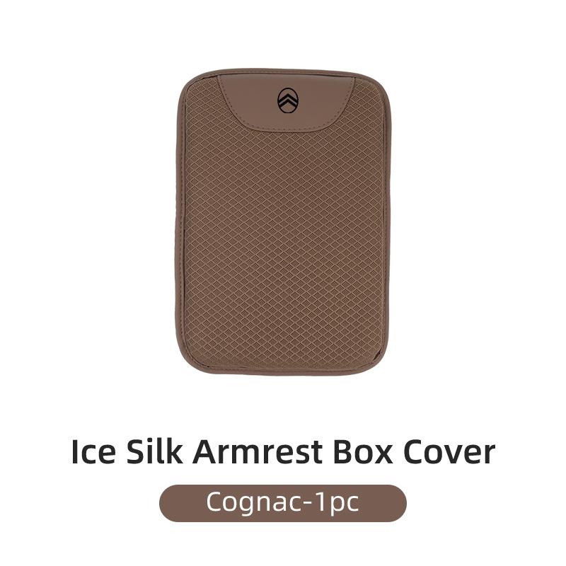 

Car Armrest Box Ice Silk Arm Rest Cushion Elbow Support Height Pad For Citroen C4 C3 C5 C1 C2 Berlingo Cactus Picasso Aircross