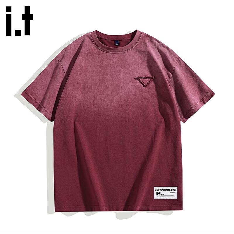 CHOCOOLATEit Gradient Cotton Short-Sleeve T-Shirt