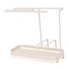 Kitchen Sink   Multifunctional Metal Sponge Soap Brush Storage Rack with Towel Holder