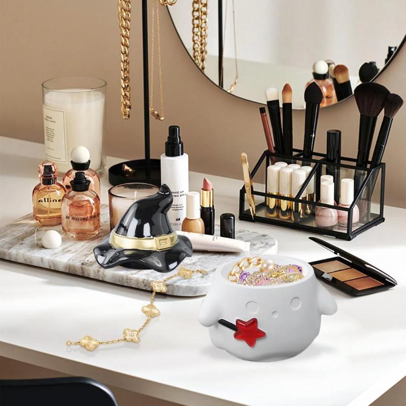 1set Halloween Ghost Wizard Jar Silicone Mold With Lid Storage Jar Epoxy Molds for Casting Craft DIY Jewelry Candy Container