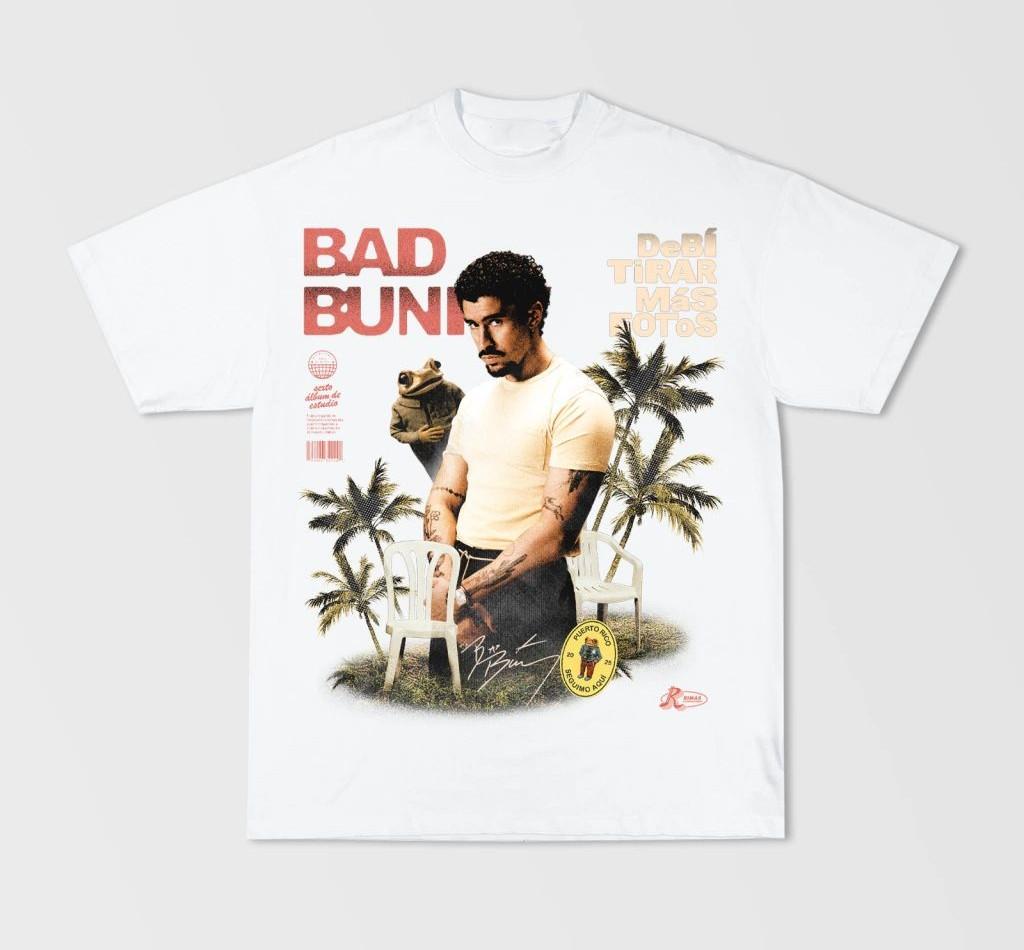 Sänger Album Bedrucktes Kurzarm Retro T-Shirt Mode Lässig Lockeres T-Shirt Sport Trend Streetwear Rundhals Oberteil Unisex