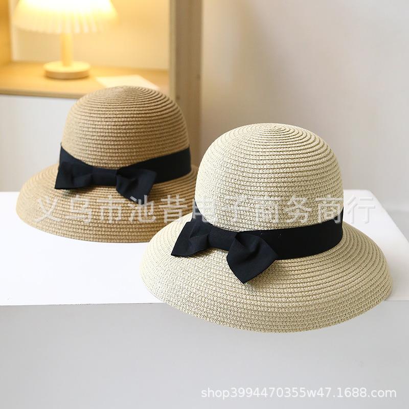 New Straw Hat Women's Sunshade Sunscreen Hat Summer Lampshade Hat Outdoor Fashion Versatile Sun Hat
