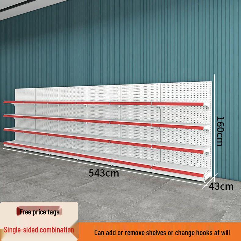 Multi-Layer Island Display Rack for Supermarkets, Convenience Stores, Pharmacies, Stationery, and Snack Shops