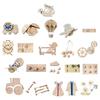 Busy Board DIY Material Wooden Handicraft Toy Activity for Preschool Kids