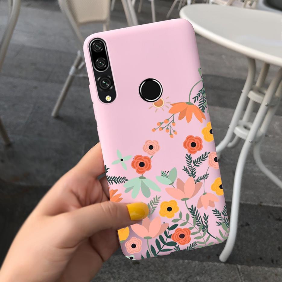 For Huawei Y9 Prime 2019 Case STK-L21 Stylish Flower Cartoon Phone Cover For Huawei Y9 Y 9 Prime 2019 Cases Fundas Coque Bumper