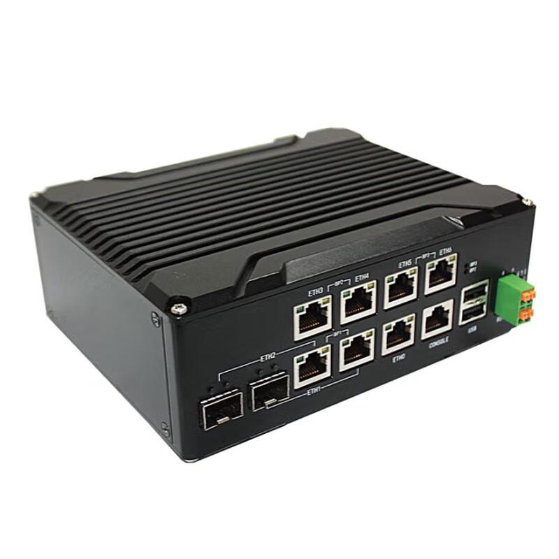 Feimairuike NXP-A53-LS1023A DIN Rail Gigabit Enterprise Gateway Firewall (CN Version)
