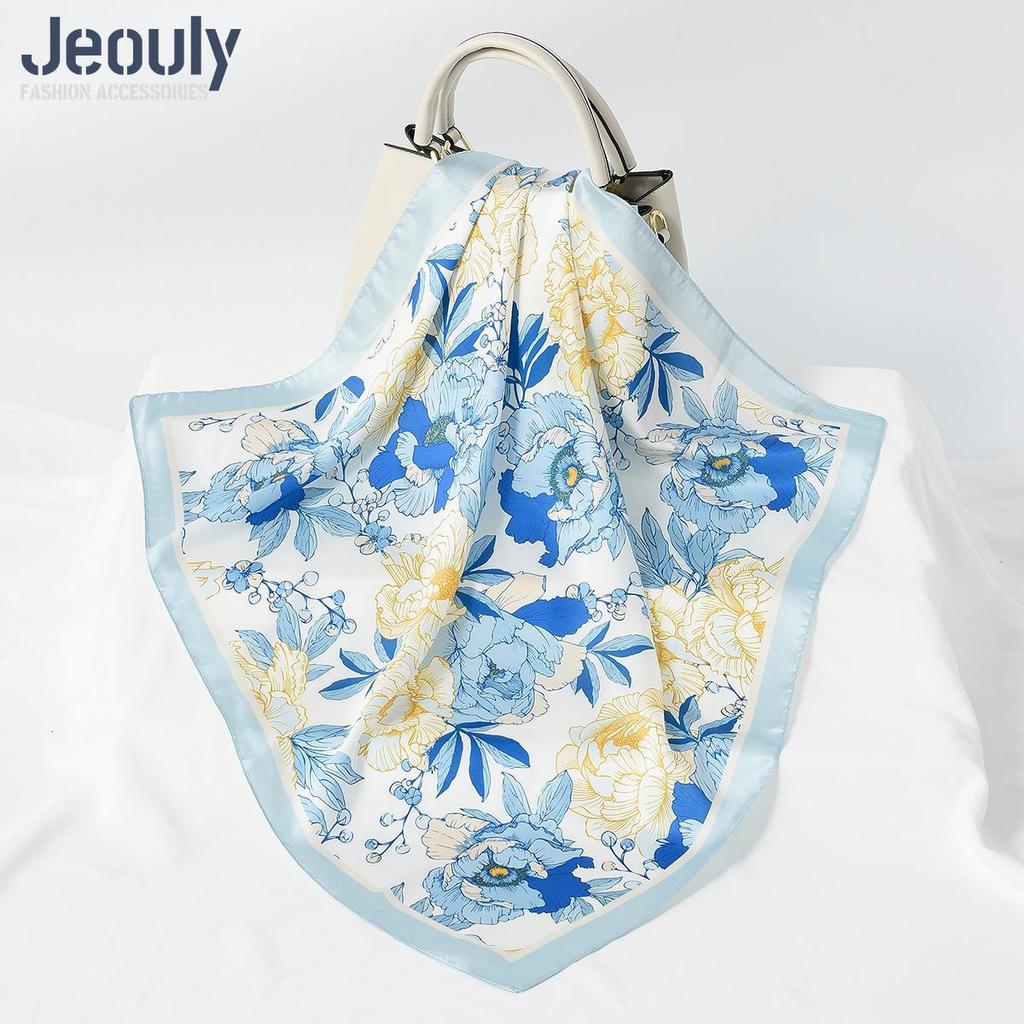 Cross-Border 70cm Silk Cashew Print Scarf - Autumn/Winter Women's Fashion Headscarf