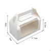 12 Pieces Cake Boxes Bakery Gift Pastry Dessert Containers for Year