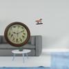 Elegant Birdsong Wall Clock And Horse Sculpture Figurine Artwork Collectible Ornament for Dining