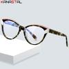 Women Blue Light Blocking Glasses Acetate Fibre Cat Frame Computer Men Eyewear Anti Ray Prescription Reading Eyeglasses Frame