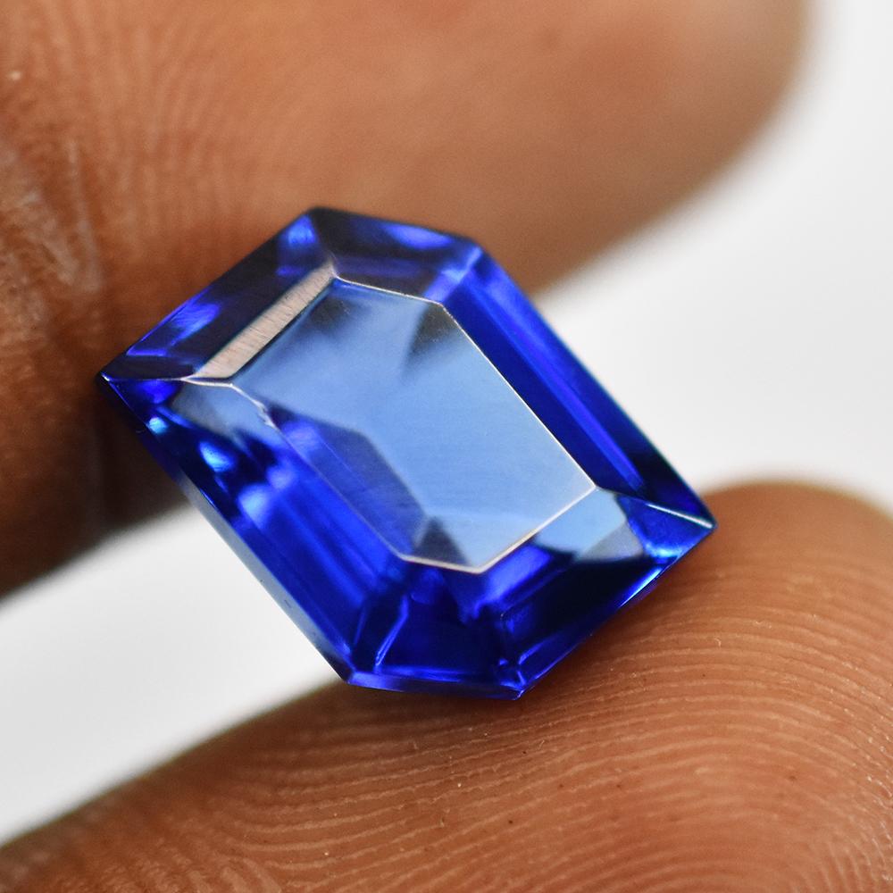 Natural Blue Tanzanite Loose Gemstone 8 Ct Fancy Cut for Mother'S Day for Jewelry Making and Crafts