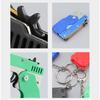 2Pcs Rubber Band Keychain Gun Competitive Shooting Toy 60 Rubber Bands Outdoor Activities Party Game Birthday Gift For Children
