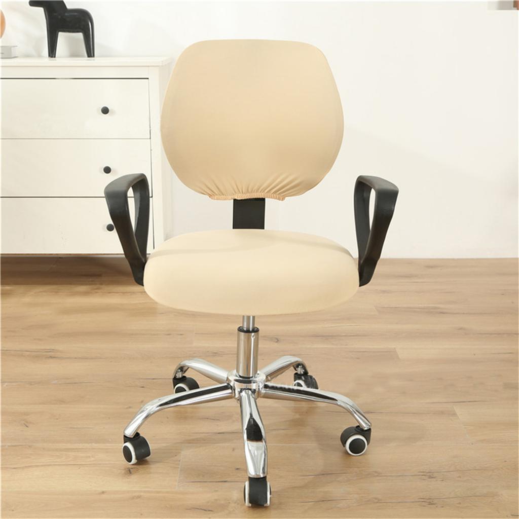 Office Chair Cover Stretchable Elastic Covers Backrest Coverings Cushion Protectors Desk Computer Chair Slipcover