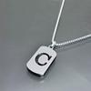 Simple Titanium Steel 26-Letter Necklace for Men and Women - Trendy Minimalist Design