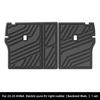 Car Trunk Mat For Hyundai Kona Electric 2023-2025 TPE Rear Seat Backrest Mat All Weather Waterproof Cargo Liner Trunk Floor Mats
