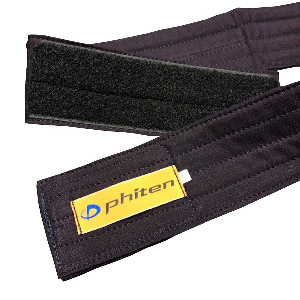 [Shokodo] Phiten Kendo Belt (3L), Navy Blue, Fits Waist Approximately 110cm