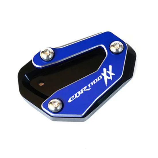 For HONDA CBR1100XX CBR 1100 XX 1100XX CBR1100 XX 1996-2008 Motorcycle CNC Support Plate Kickstand Foot Side Stand Extension Pad