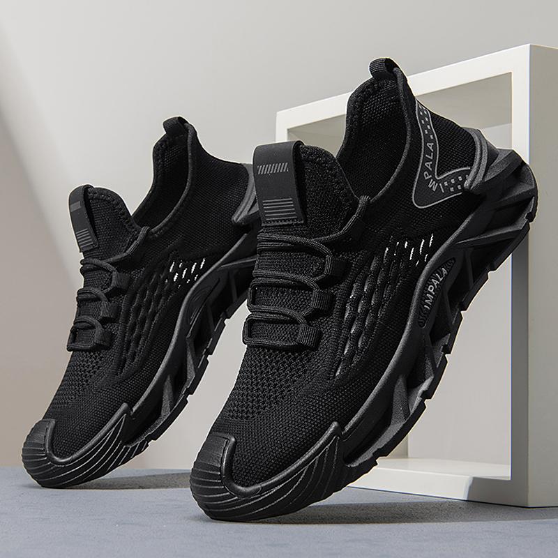 Fashion Men's Casual Walking Sports Shoes Spring and Summer Flat Non-slip Breathable Loafers Large Size Running Vulcanized Men's Shoes