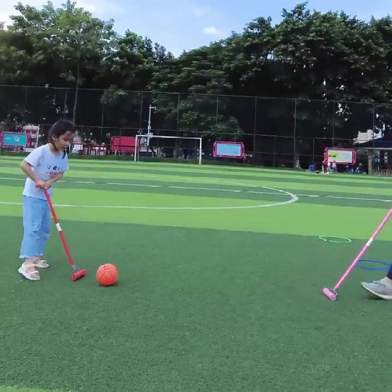 Funny Outdoor Games Rolling Chase Ball Race Kids Sensory Toys Parent Children Team Building Toy Hockey Train Kindergarten Sports