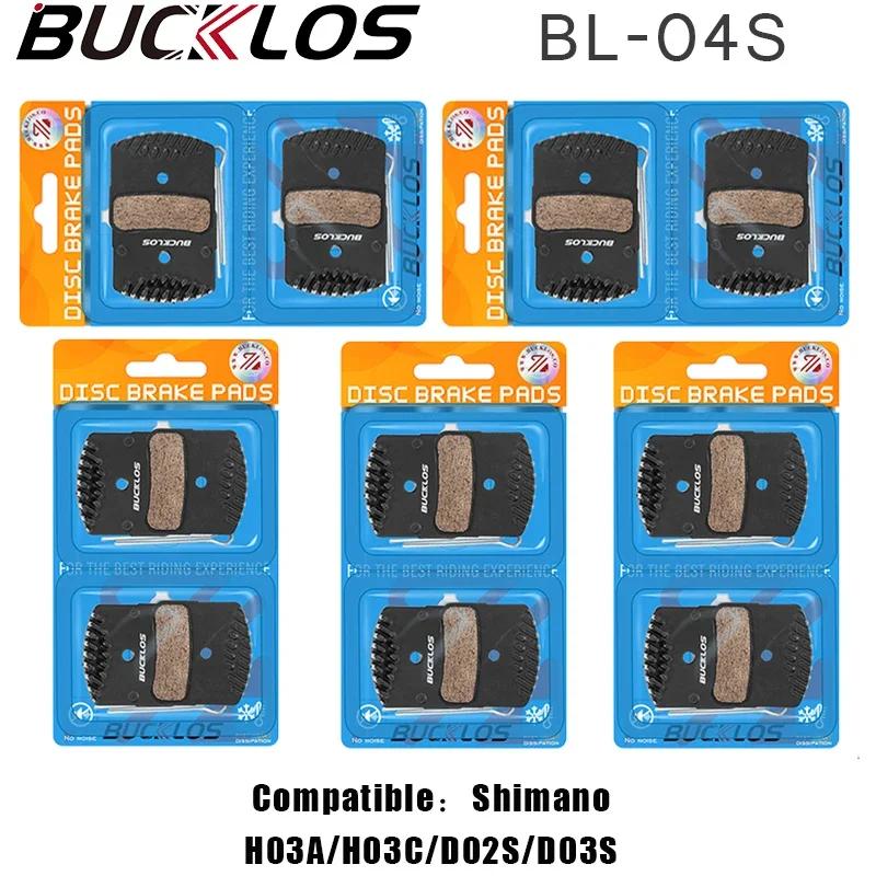 BUCKLOS Ceramic Bike Brake Pad Road Bicycle Hydraulic Disc Brakes Pads MTB Brake Pad for Shimano L05A J04C J05A H03A N03A NUTT