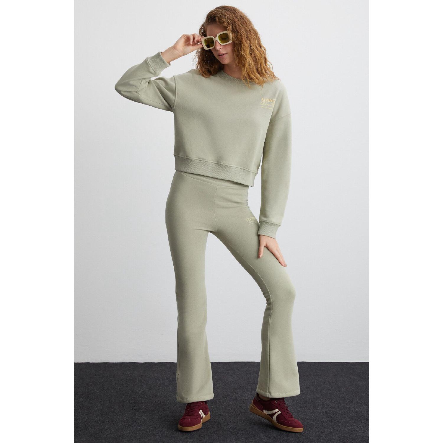 

Johanna Women s Organic Cotton Gray Tracksuit Set XS сірий колір