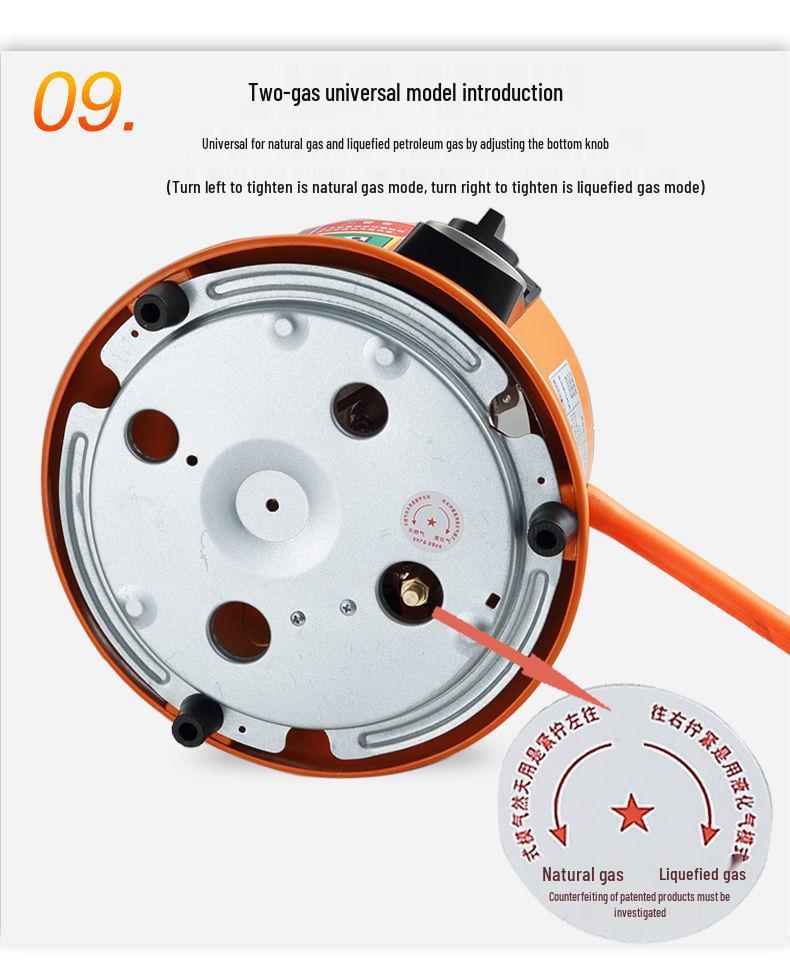 Burner Emperor Natural/Liquefied Gas Energy-Saving Fireplace Heater: New Model for Household Heating