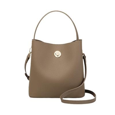 New Handbag for Women Crossbody Bag Water Bucket Bag Leather Single Shoulder Versatile Handbag Commuting Bag