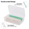 160 teile/satz Einweg-Zahnstocher aus weichem Silikon, doppelseitige Zahnseide, InterBrush DentalStick, Zahnstocher, sauberes Mundpflege-Werkzeug