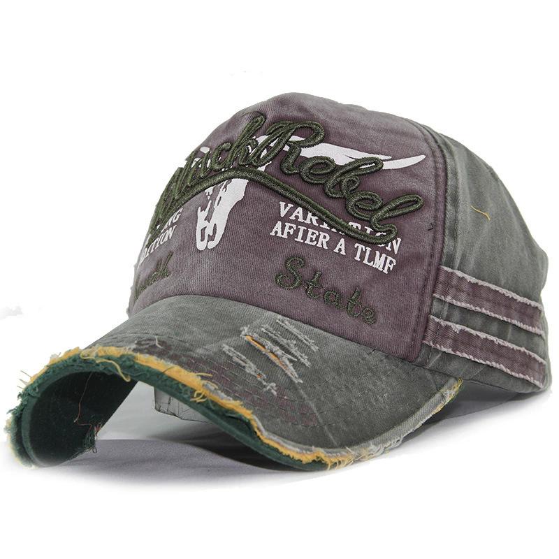 Baseball Cap Women Retro Canvas Denim Letters Patchwork Vintage Baseball Cap Unisex Snapback Hat Autumn Hip Hop Hats Summer
