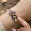 DIY Bracelet Making Supplies Beaded Kit, 3D Hummingbird Butterfly Fox Handmade Jewelry Craft Set Beginner-Friendly Bead Embroidery for Beginners